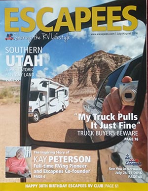 Escapees front cover July 2016